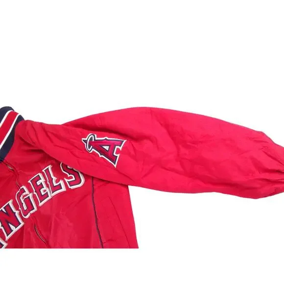 Vintage MajesticAuthentic Dugout LA Angels Bomber Jacket Red MenL Regular Used Men